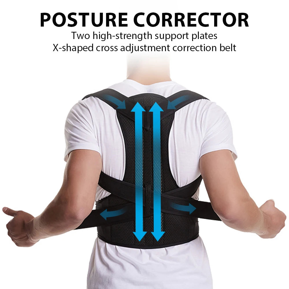 Back posture corrector, to maintain a straight back